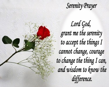 Serenity Prayer Serenity Prayer